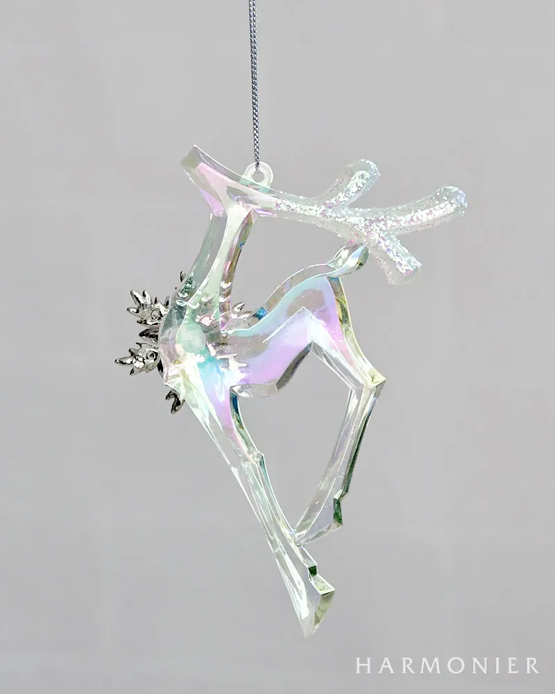 アクリルジュエルディアーオーナメント2コセット｜クリスマス雑貨の