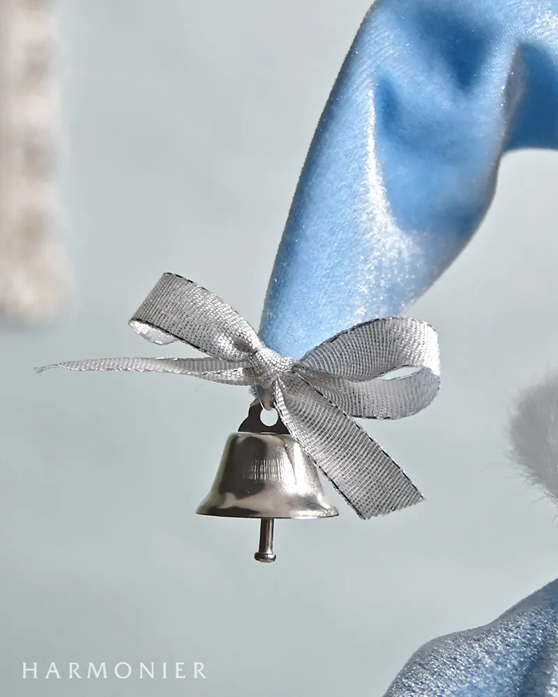 サンタクロースフィギュア/ウインターブルー50cm｜クリスマス雑貨の