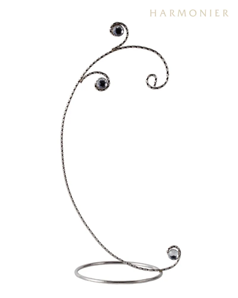 アンティークホワイトホースオーナメント2コセット｜クリスマス雑貨の