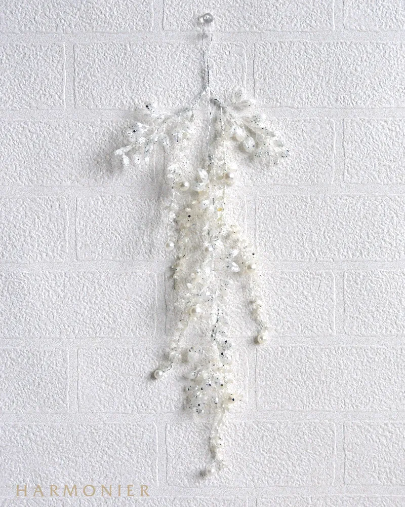 パールリーフハンギングオーナメント/ゴールド｜クリスマス雑貨の通販