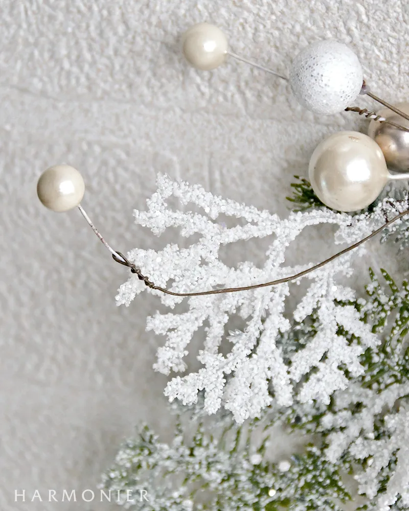 スノーリーフガーラント1.2m｜クリスマス雑貨の通販 ハルモニア web