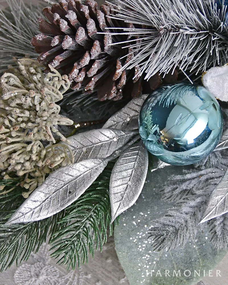 ハルモニア　ウインターブルークリスマススワッグ ウインターブルークリスマススワッグ｜クリスマス雑貨の通販