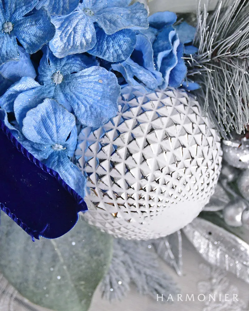 ウインターブルークリスマススワッグ｜クリスマス雑貨の通販