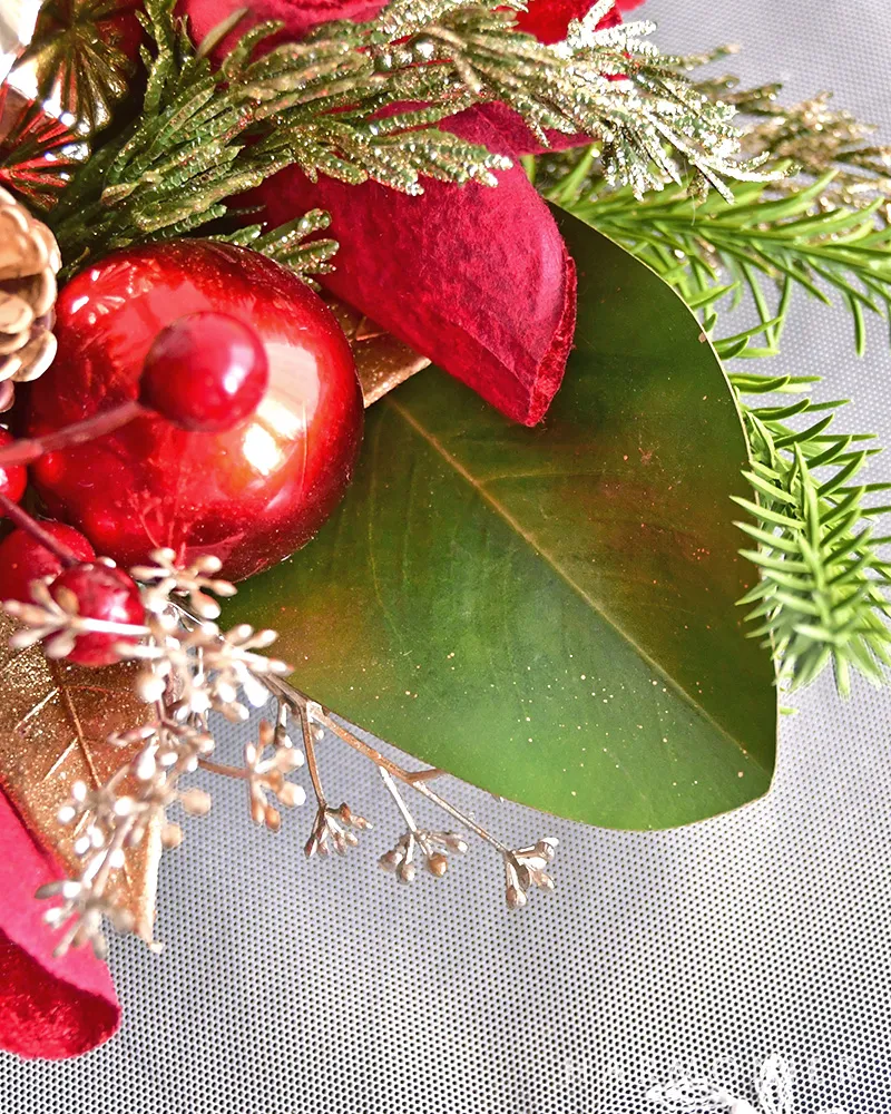 レッドマグノリアテーブルデコ｜クリスマス雑貨の通販 ハルモニア web