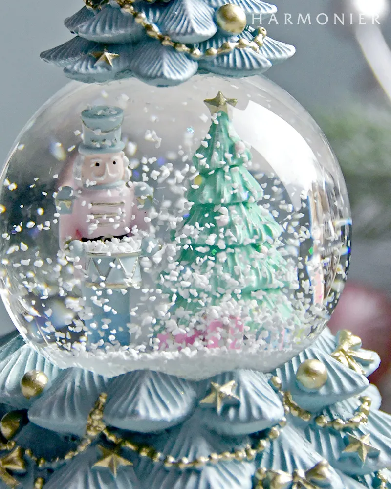 スノードーム/ブルーツリーソルジャー｜クリスマス雑貨の通販