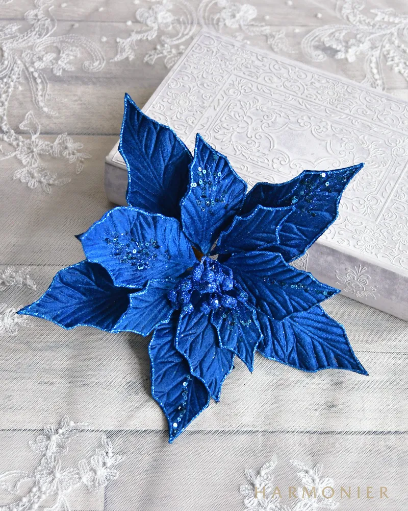 ベルベットハミングバードクリップ（ピンク/ブルー）｜クリスマス雑貨