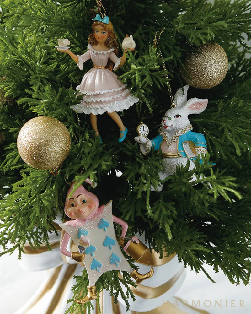 ワンダーランドアリスオーナメント/パステル｜クリスマス雑貨の通販