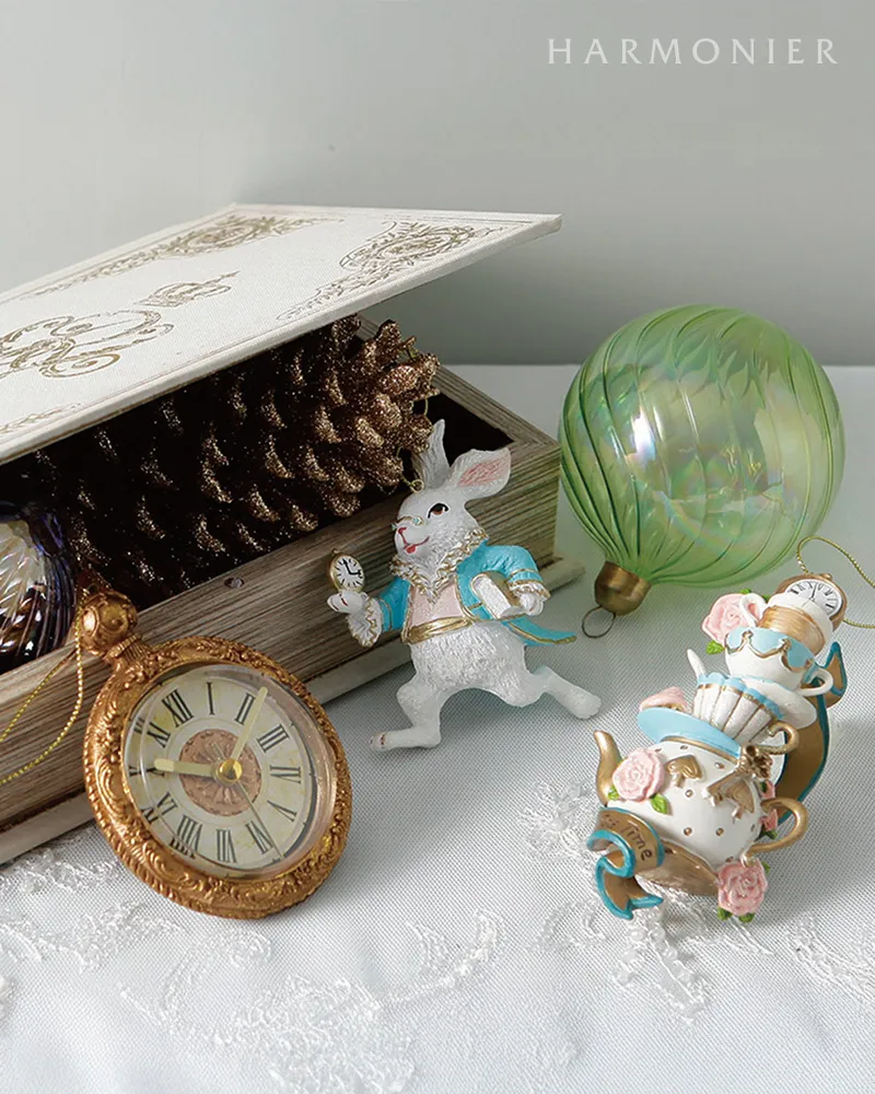 WONDERDECOR ラビットオーナメント 2023年 ワンダーランドラビットオーナメント/パステル｜クリスマス雑貨