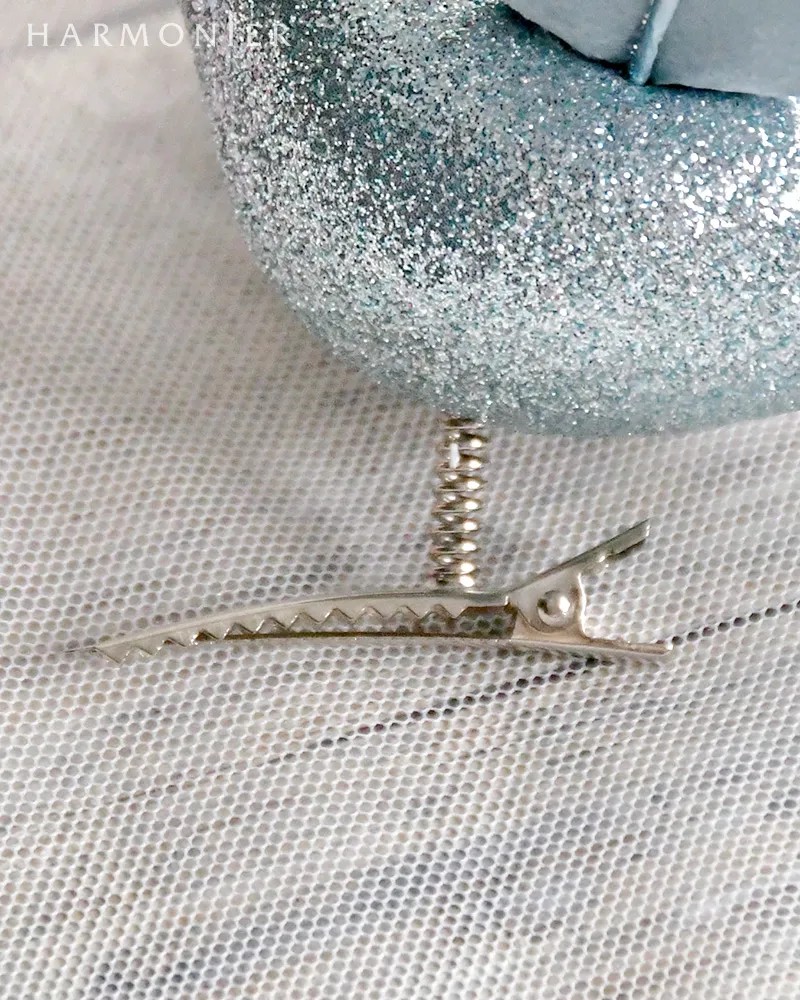 ベルベットハミングバードクリップ（ピンク/ブルー）｜クリスマス雑貨