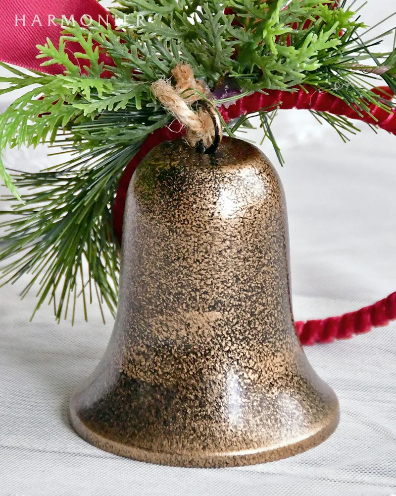 クリスマスリボンドアーベル（レッド/ブルー）｜クリスマス雑貨の通販