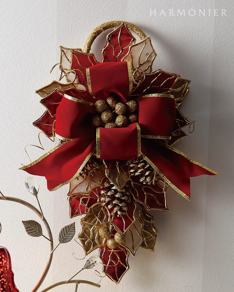 レッドマグノリアクリスマススワッグ60cm｜クリスマス雑貨の通販