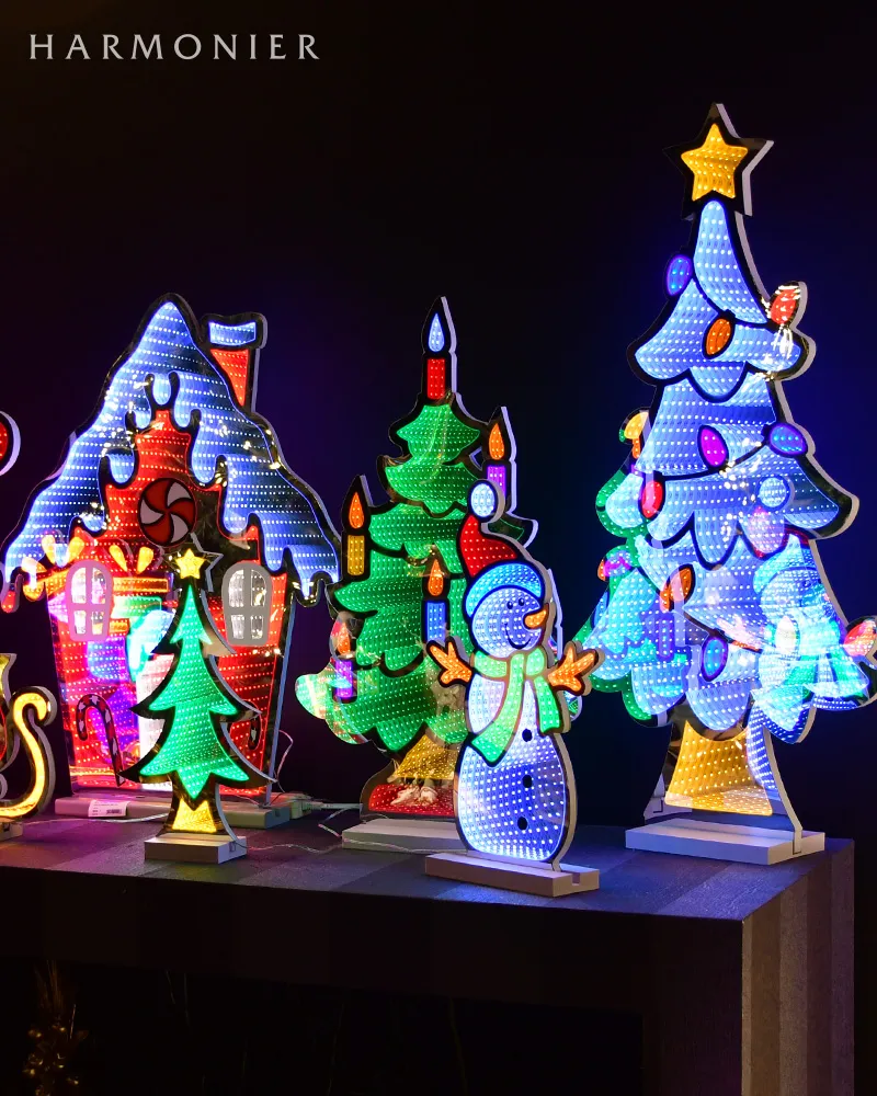 スノーマン ライト イルミネーション 置物 レトロ クリスマス置物