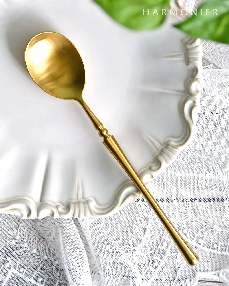 ティアラティースプーン/シルバー ※ステンレス製カトラリー | 輸入雑貨