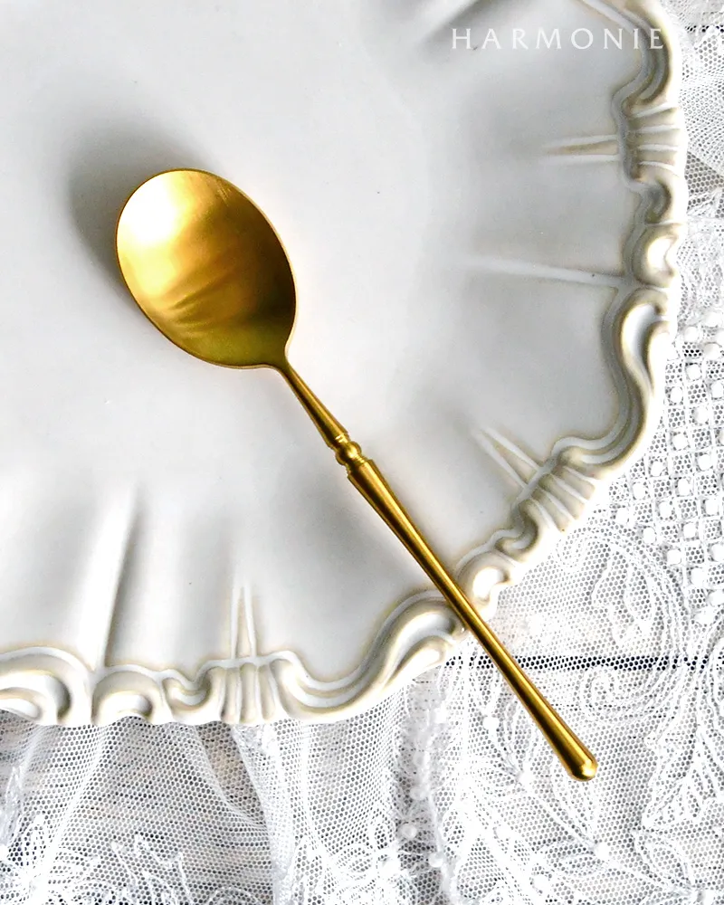 ティアラティースプーン/シルバー ※ステンレス製カトラリー | 輸入雑貨