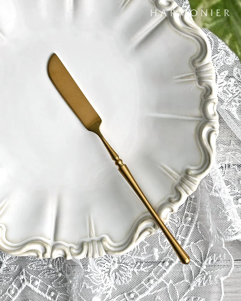 ティアラバターナイフ/シルバー ※ステンレス製カトラリー | 輸入雑貨の