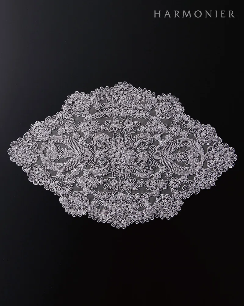 ノーブルプレースマット/シルバー30x50cm | 輸入雑貨の通販ハルモニア