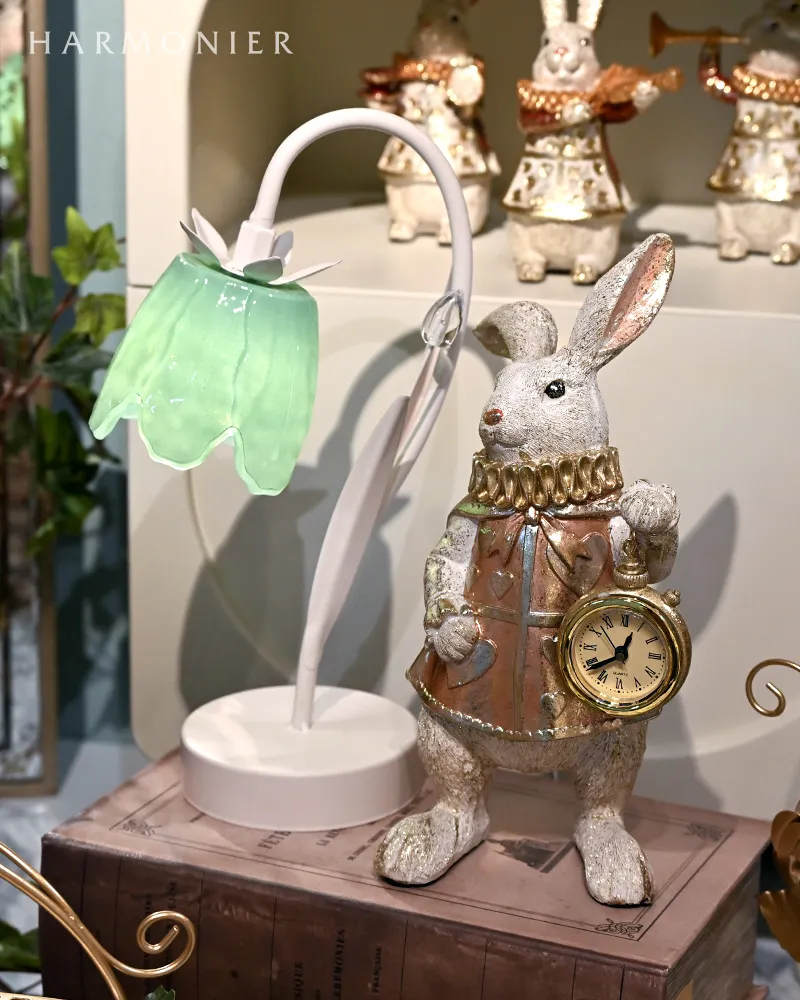 フラワーランプスタンド/ミント※電池・USB仕様（typeｰCコード付属