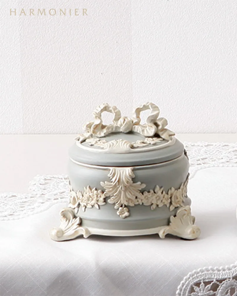 ベルサイユトリンケットボックス/グレー | 輸入雑貨・クリスマス雑貨の ベルサイユトリンケットボックス/グレー | 輸入雑貨・クリスマス雑貨の