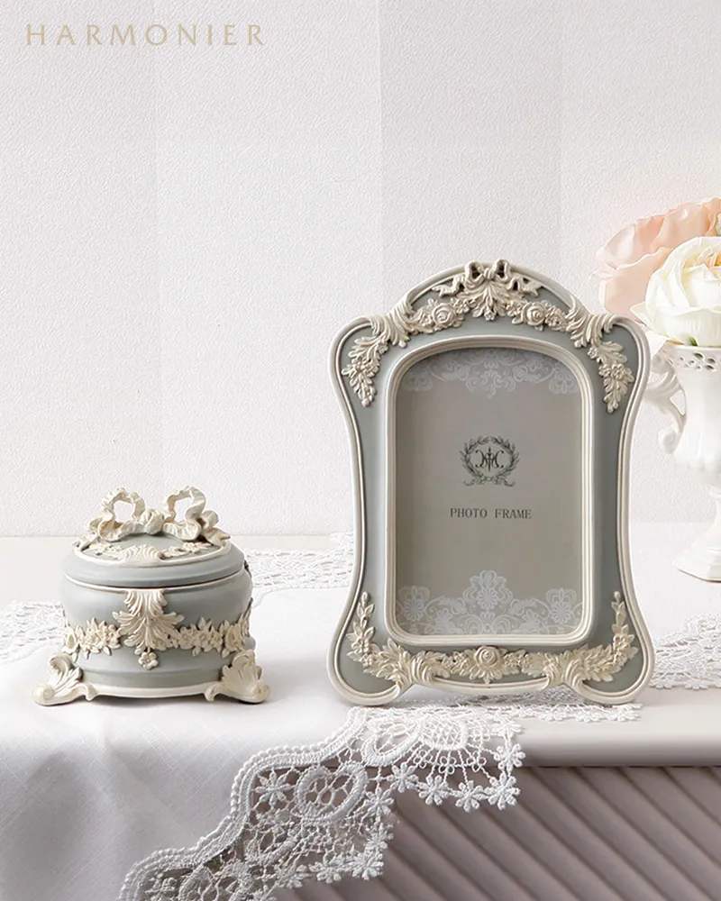 ベルサイユトリンケットボックス/グレー | 輸入雑貨・クリスマス雑貨の