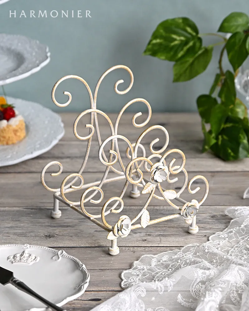 ローズプレートスタンド/アイボリー | 輸入雑貨の通販ハルモニア web store