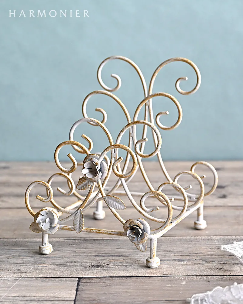 ローズプレートスタンド/アイボリー | 輸入雑貨の通販ハルモニア web store