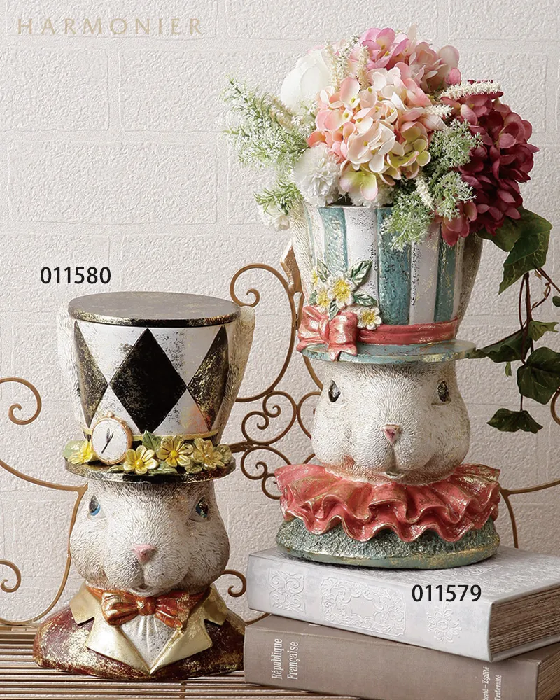 ミニバロックラビットトレー/パステルブルー | 輸入雑貨の通販