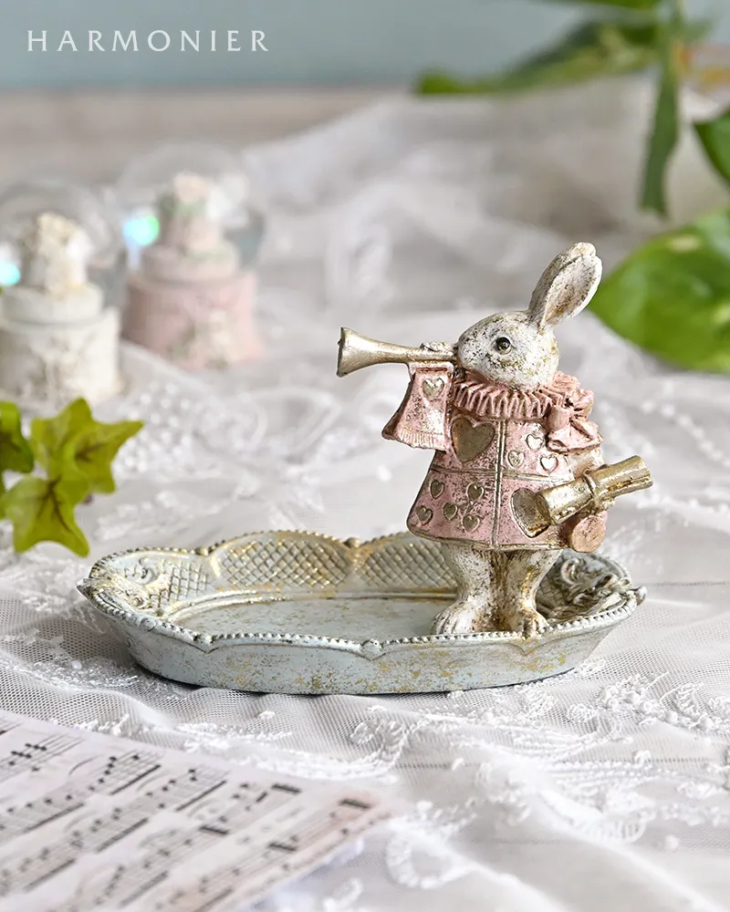 ミニバロックラビットトレー/パステルブルー | 輸入雑貨の通販