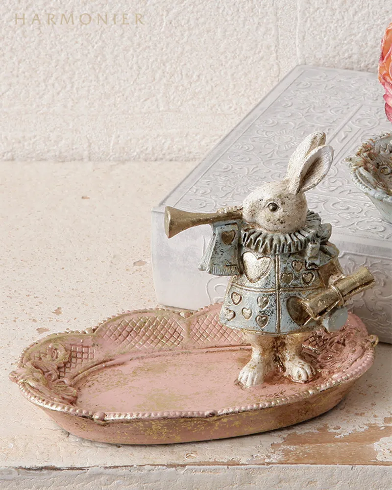 ミニバロックラビットトレー/パステルブルー | 輸入雑貨の通販