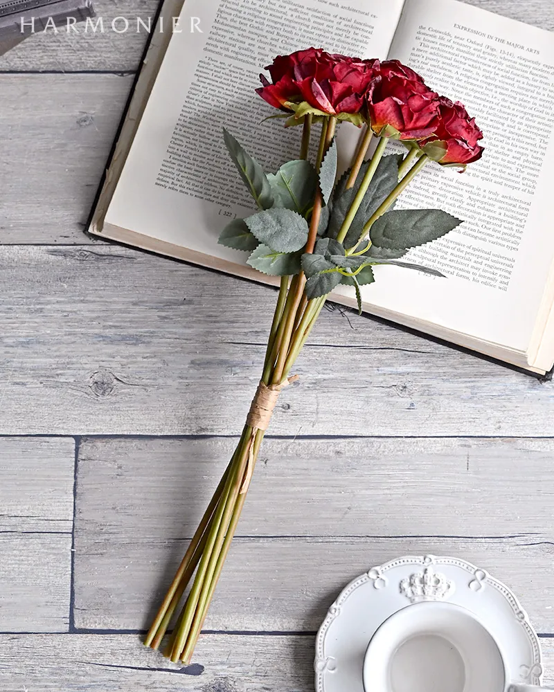 クラシックローズブーケ/レッド（7本入り） | 輸入雑貨の通販