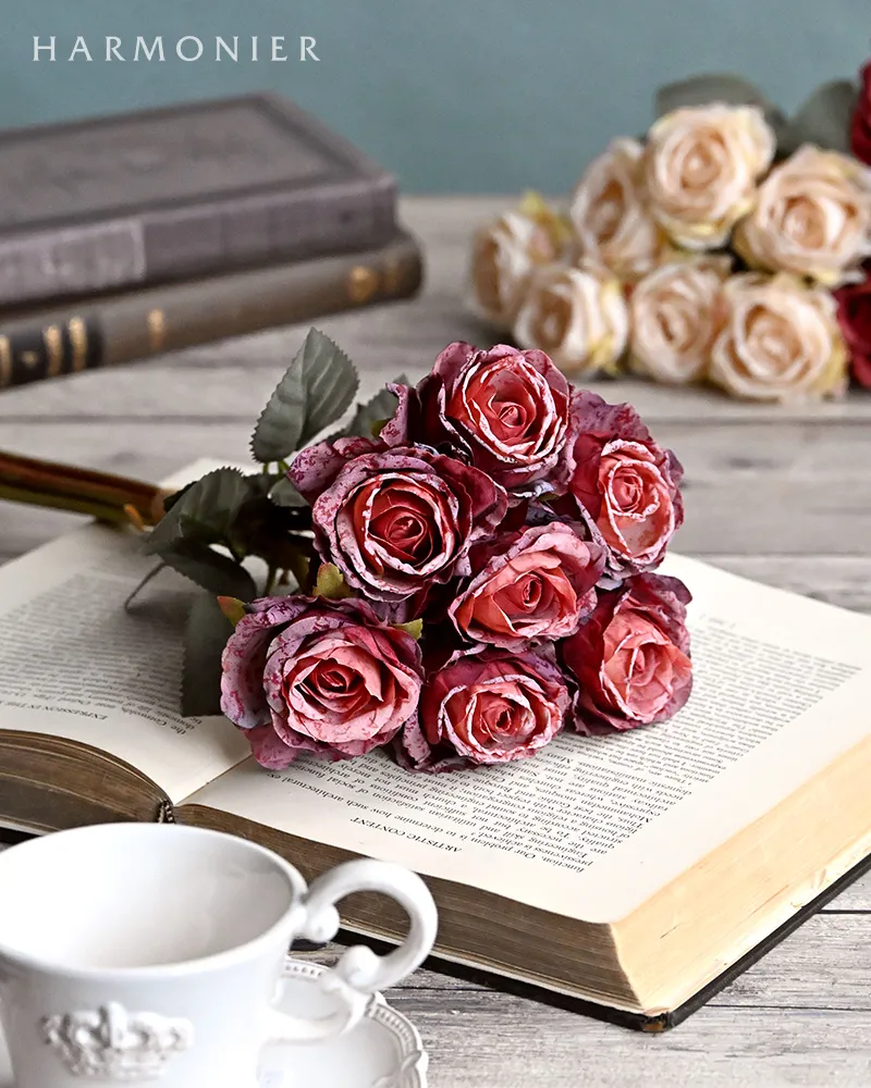 クラシックローズブーケ/ピンク（7本入り） | 輸入雑貨の通販