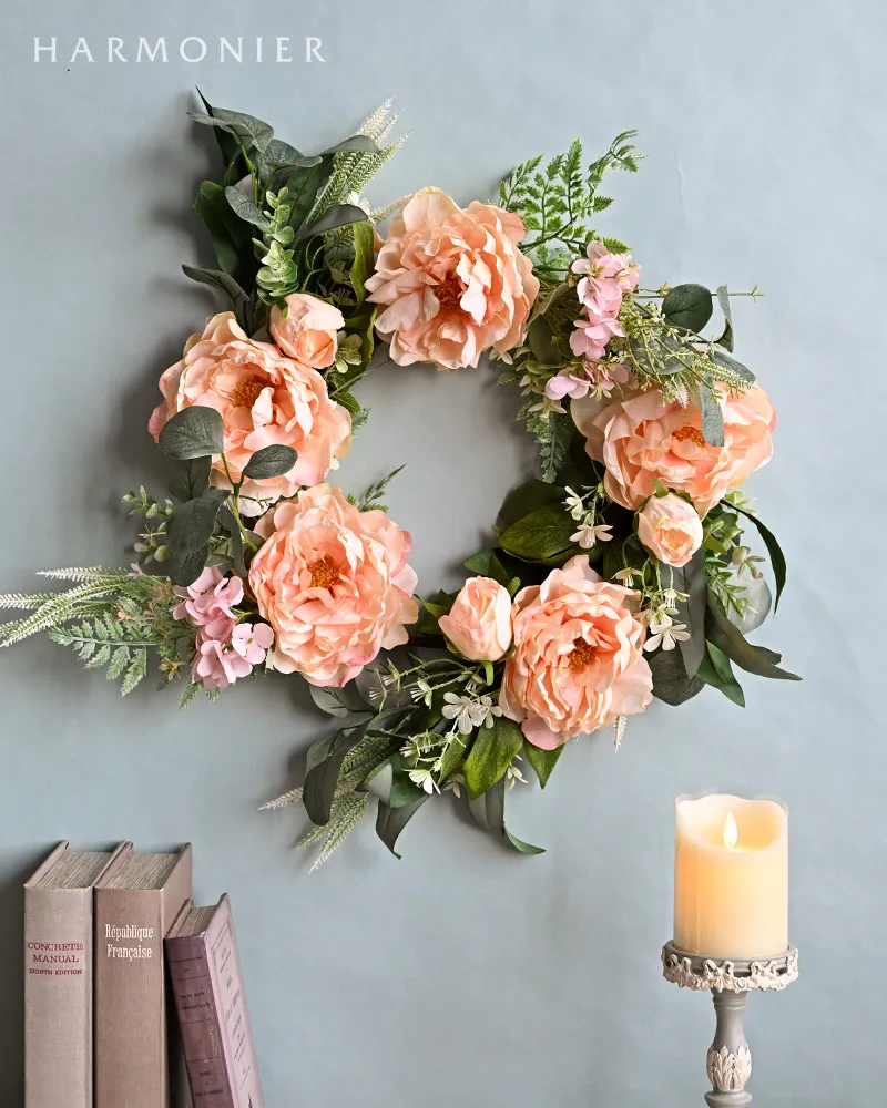 ピオニーリース/ペールブルー | 輸入雑貨の通販ハルモニア web store