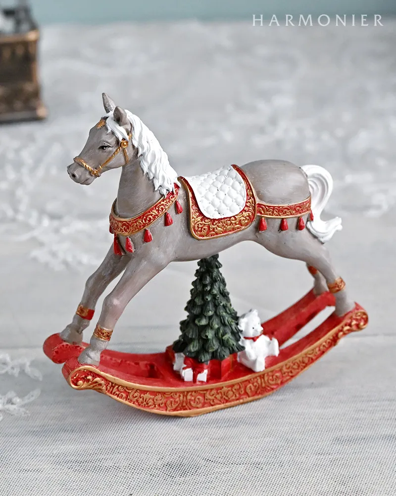 ビンテージロッキングホースオブジェ｜クリスマスグッズ | 輸入雑貨の