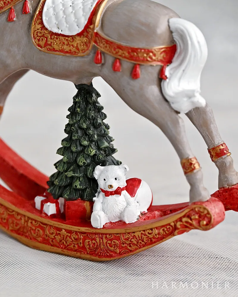 ビンテージロッキングホースオブジェ｜クリスマスグッズ | 輸入雑貨の
