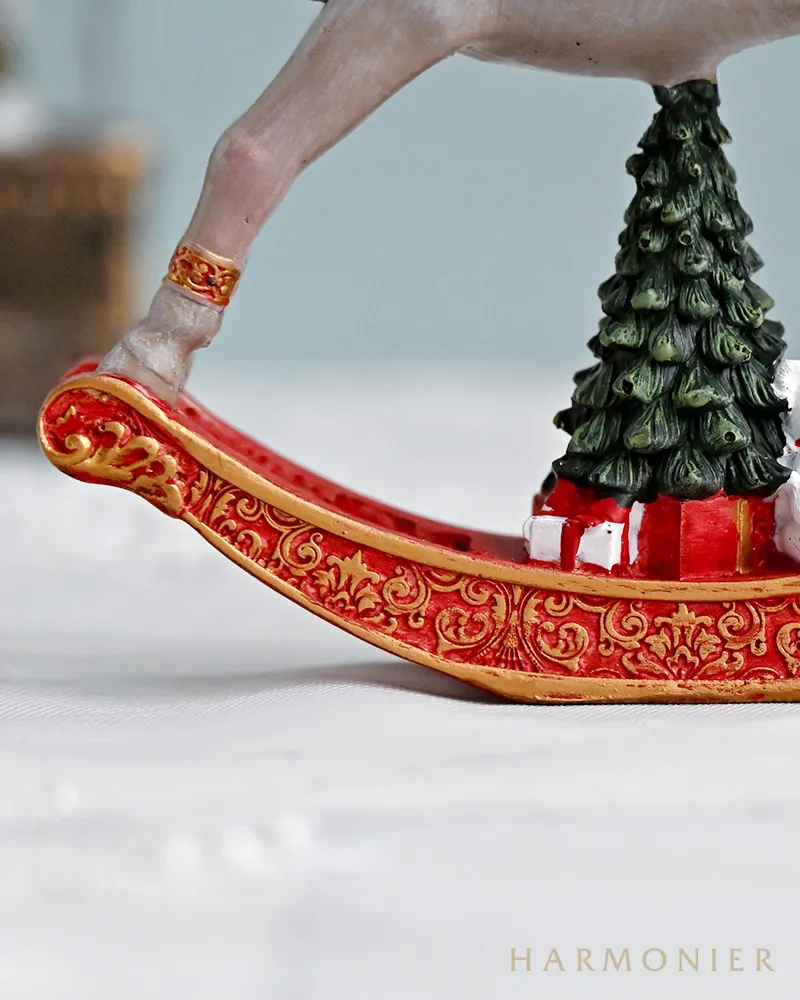 ビンテージロッキングホースオブジェ|クリスマスグッズ | 輸入雑貨の ビンテージロッキングホースオブジェ|クリスマスグッズ | 輸入雑貨の