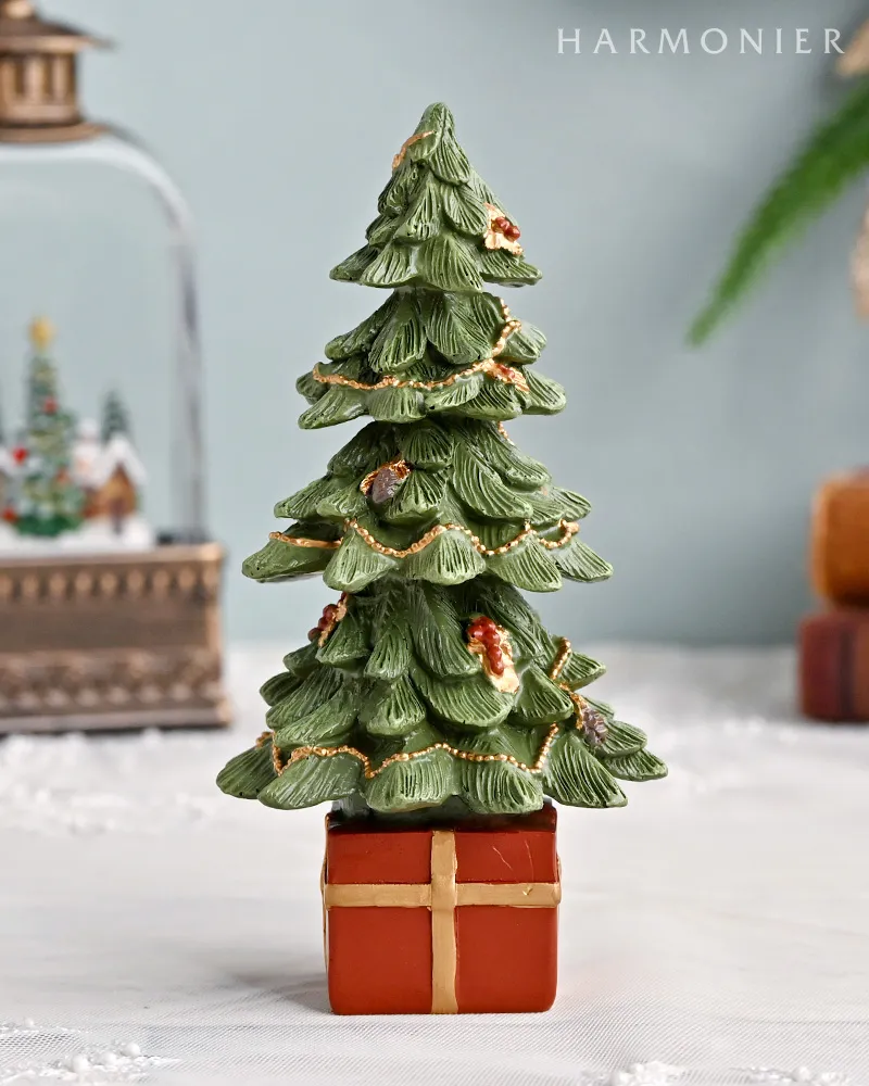 ビンテージギフトボックスツリーオブジェ｜クリスマスグッズ | 輸入