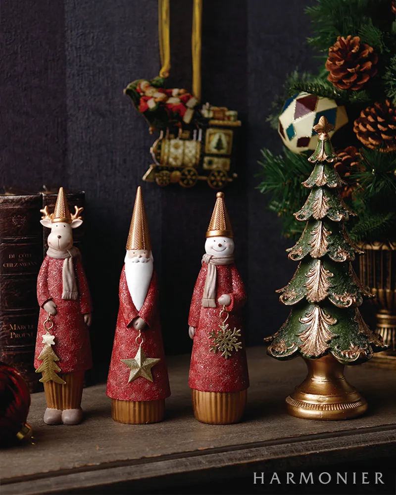 ビンテージレッドエルクオブジェ｜クリスマスグッズ | 輸入雑貨の通販