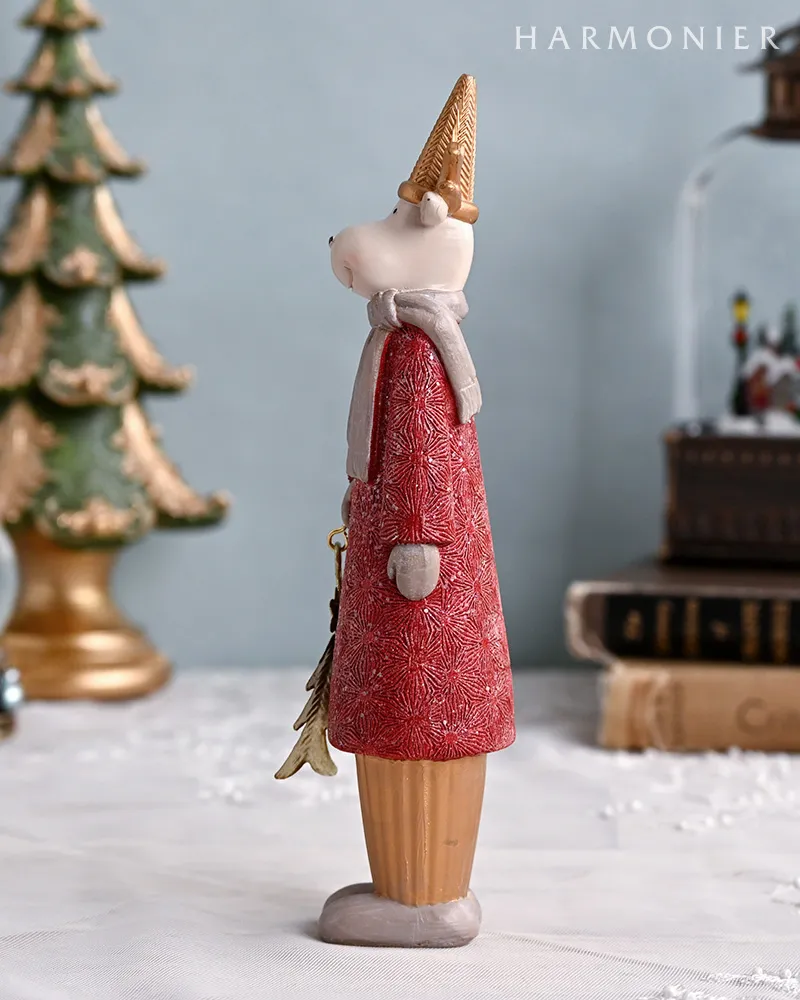 ビンテージレッドエルクオブジェ｜クリスマスグッズ | 輸入雑貨の通販