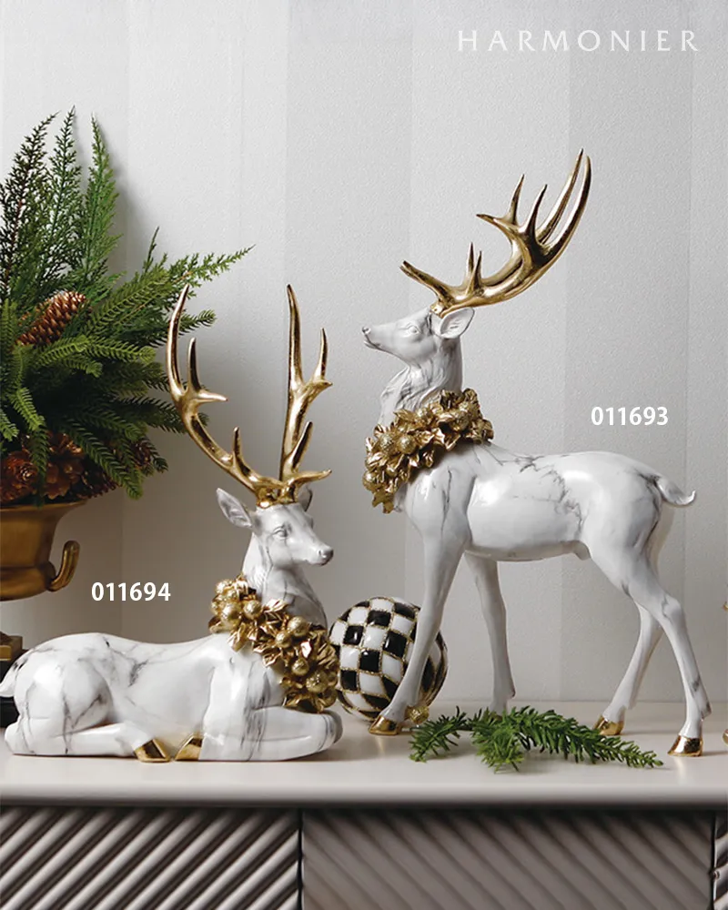 アクリルトナカイセット/ミルキーイリッドレッド｜クリスマスグッズ
