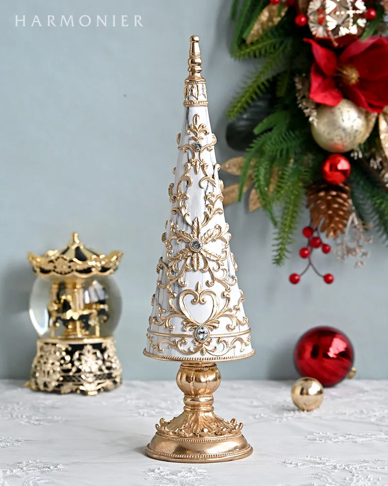 マーブルツリーオブジェ/トール｜クリスマスグッズ | 輸入雑貨の通販