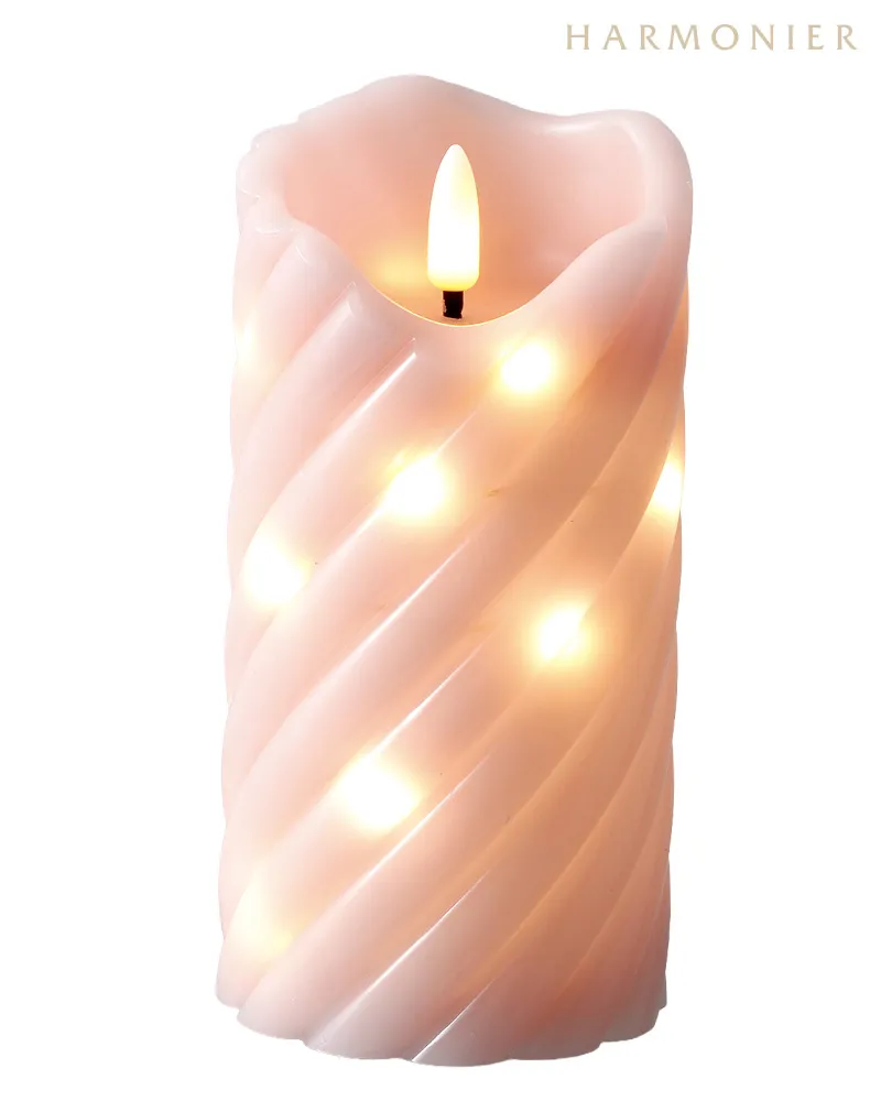 LEDトゥインクルキャンドル/ピンクL※単3電池式|クリスマスグッズ LEDトゥインクルキャンドル/ピンクL※単3電池式|クリスマスグッズ