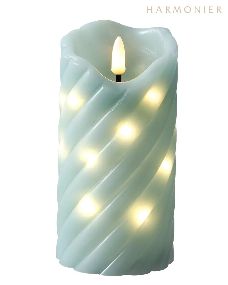 LEDトゥインクルキャンドル/ブルーL※単3電池式｜クリスマスグッズ