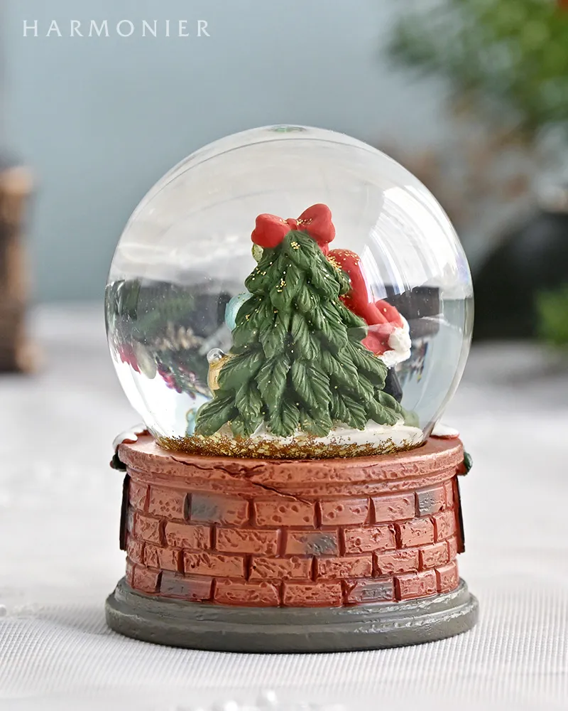スモールスノードーム/サンタハウスベース｜クリスマスグッズ | 輸入