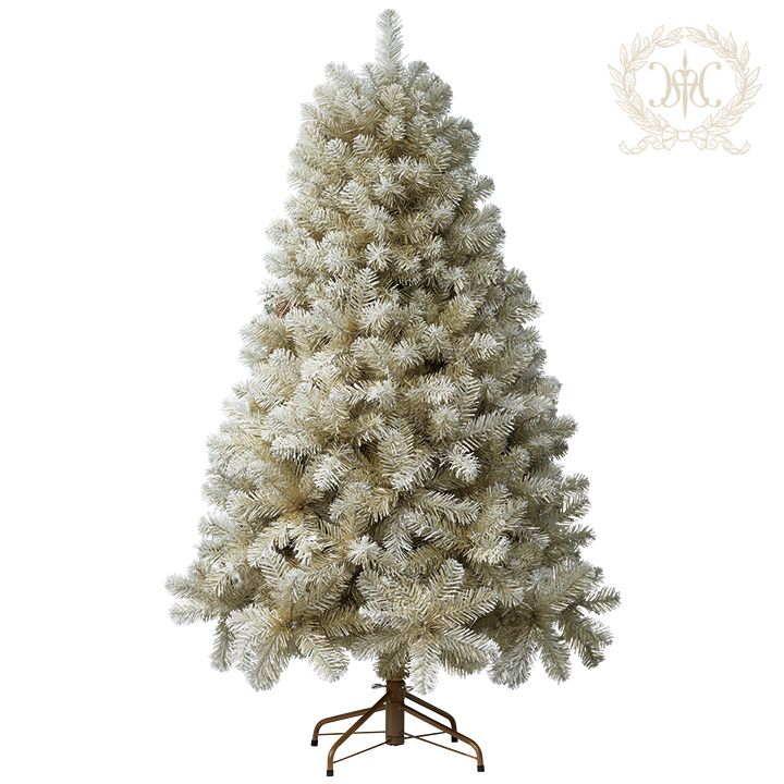 ホワイトシャンパンクリスマスツリー150cm（大型商品）