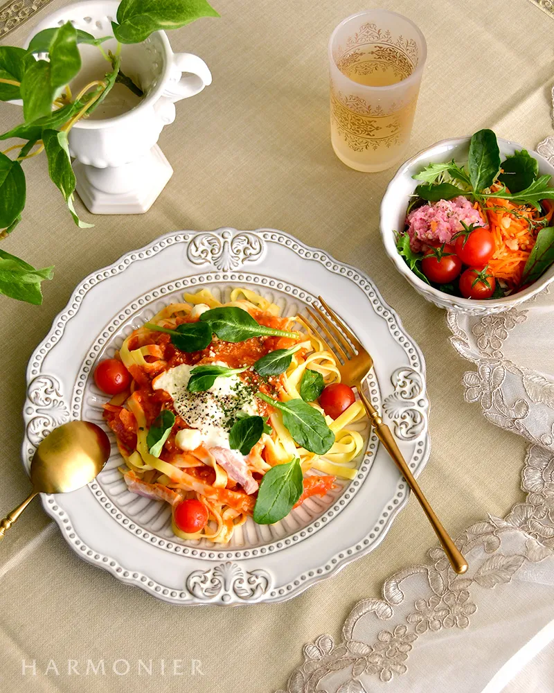 ディアナプレートグレーL/26cm｜輸入食器・雑貨の通販 | 輸入雑貨