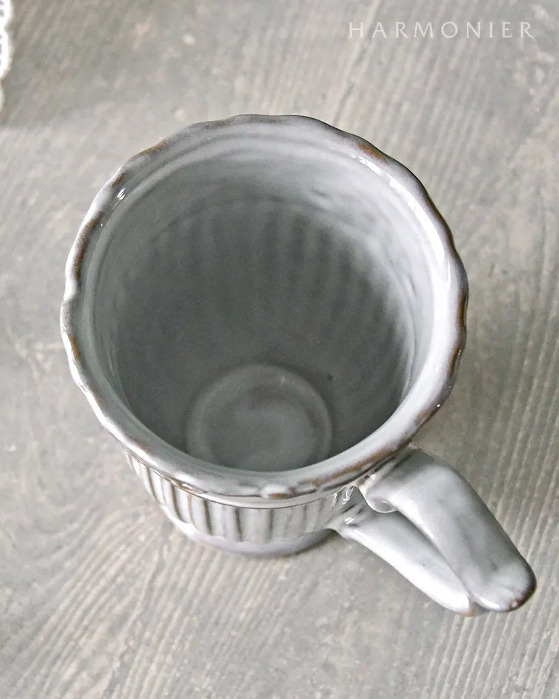 ディアナマグカップグレー 大き目 ディアナプレートグレーS/21cm ディアナプレートグレーS/21cm｜輸入食器・雑貨の通販