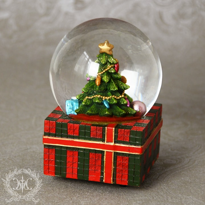 ギフトボックススノードームオルゴール ベア クリスマス雑貨の通販 ハルモニア Web Store 旧マテリ