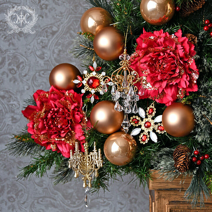 ゴールドシルバーシャンデリアオーナメント クリスマス雑貨の通販 ハルモニア Web Store 旧マテリ