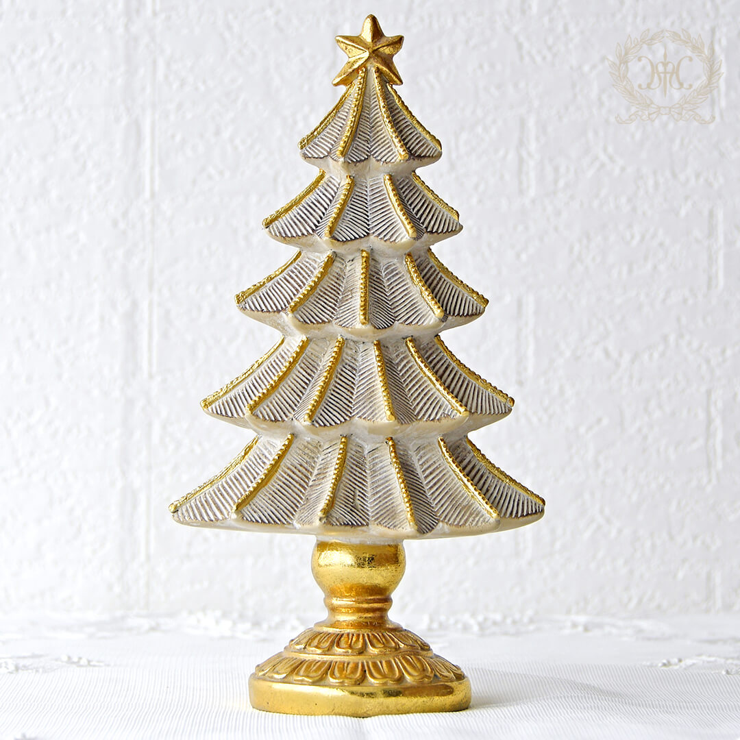 ゴールドカービングツリーS｜クリスマス雑貨の通販 | ハルモニア web 