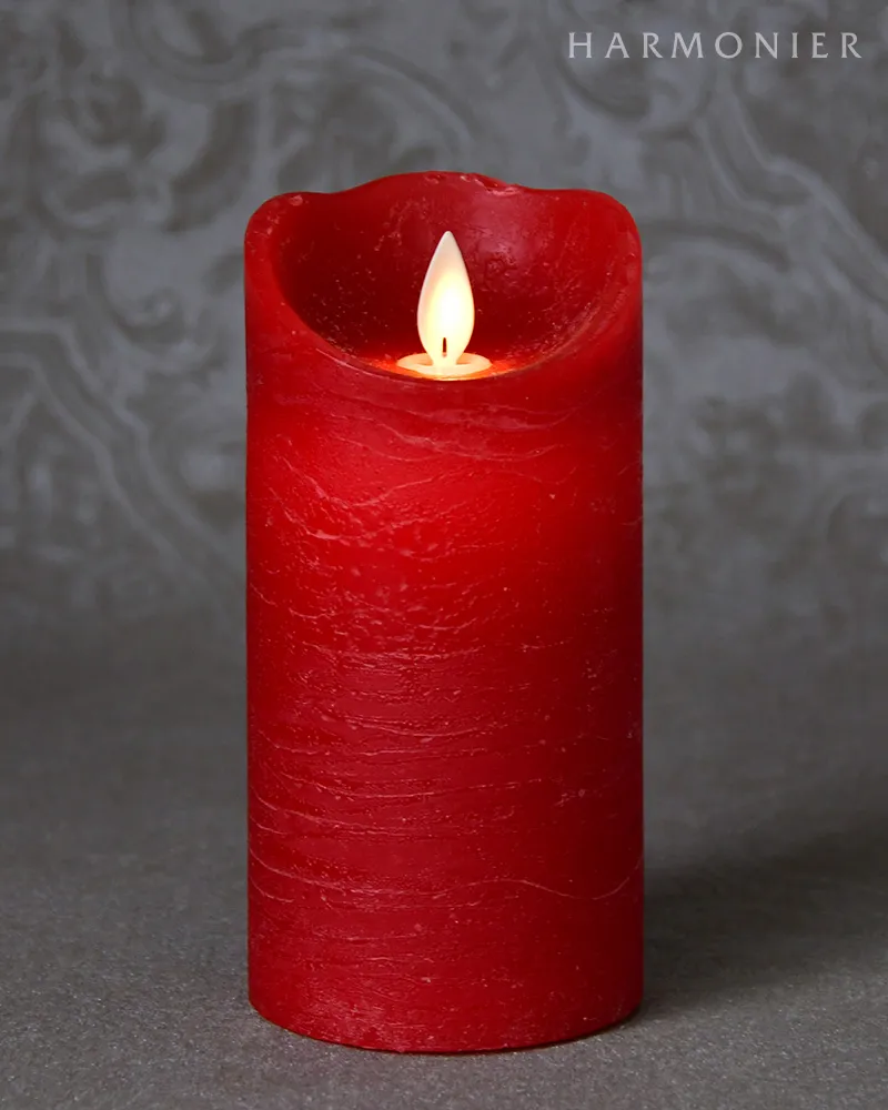 ブリーズLEDキャンドル/ワインレッド/トール｜輸入雑貨の通販