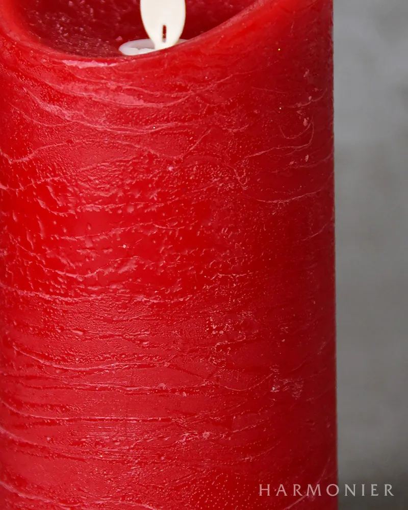 LEDキャンドル 赤いバラ付き 21個